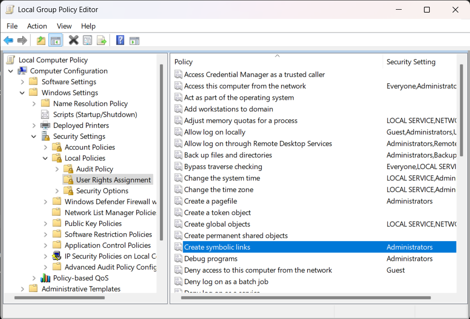allow-symlink-creation